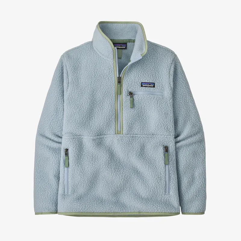 Patagonia Womens Retro Pile Marsupial Steam Blue